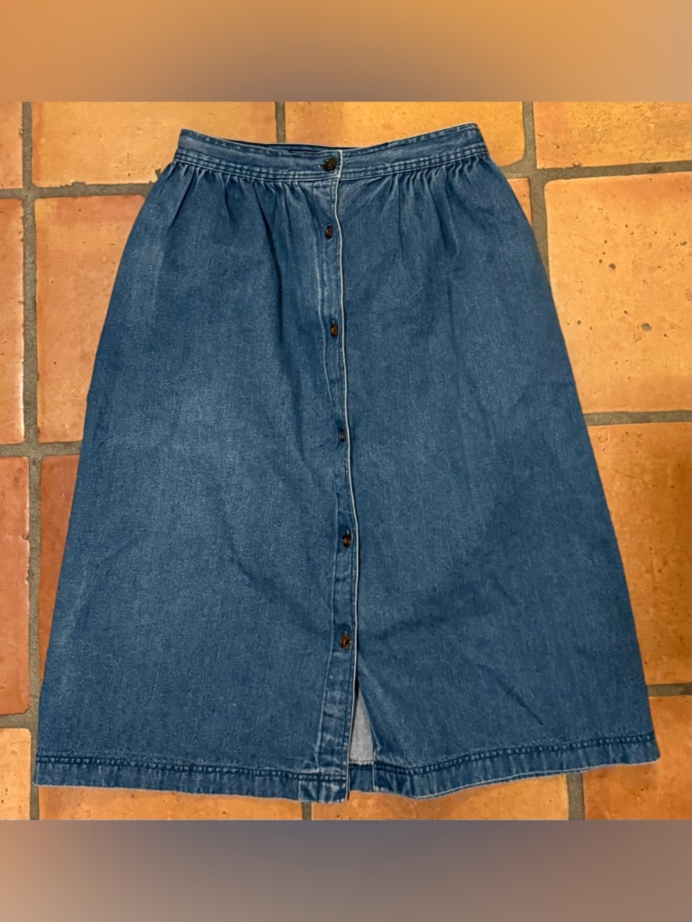 Vintage Denim Skirt
